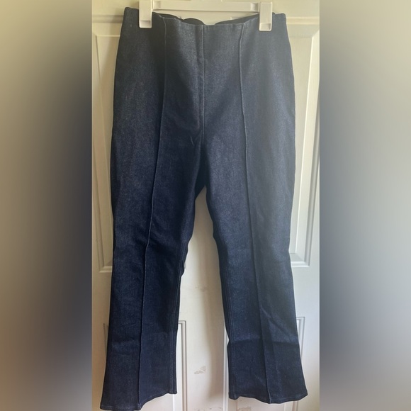 SPANXshape Women’s Dark Wash EveryWear Zero Waistband Micro Flare Jeans in XL - Picture 4 of 10